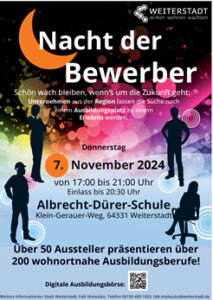 Nacht der Bewerber am Donnerstag, den 7. November 2024